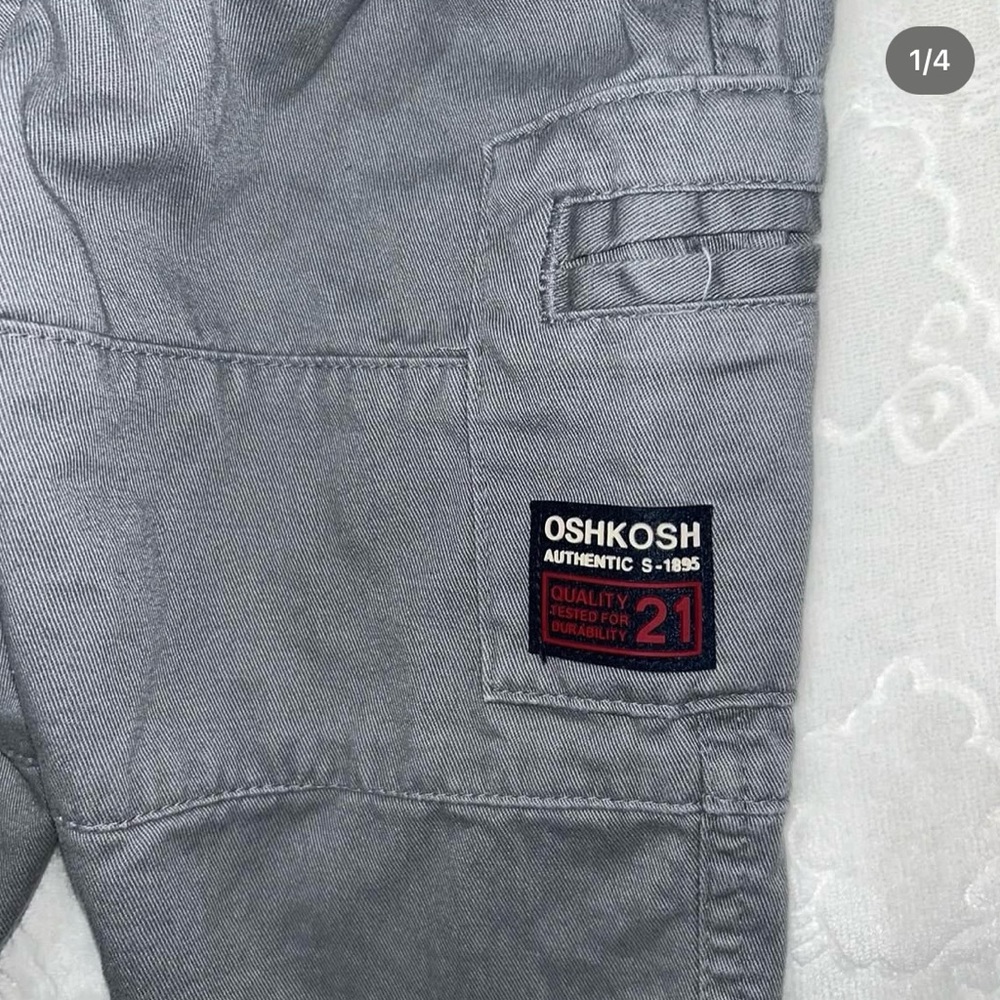 Oshkosh grey jeans 12 mos